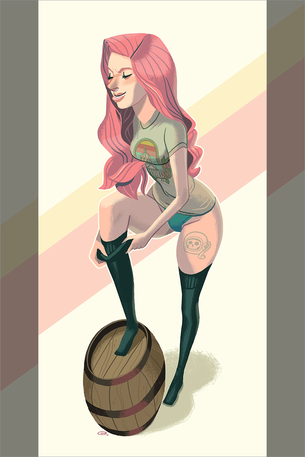 "Stockings" by Glen Brogan - Hero Complex Gallery