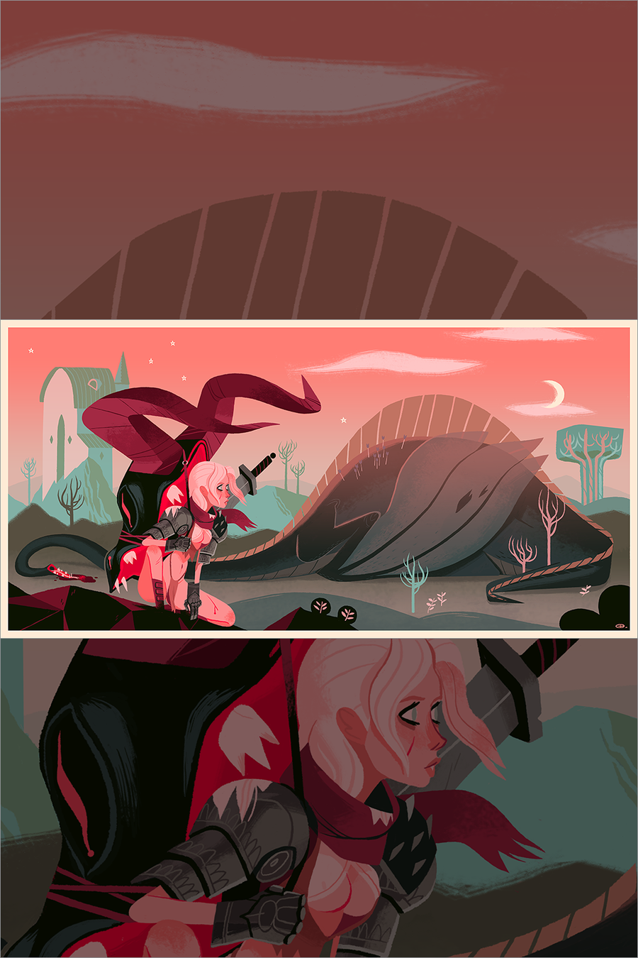 "Warrior" by Glen Brogan - Hero Complex Gallery