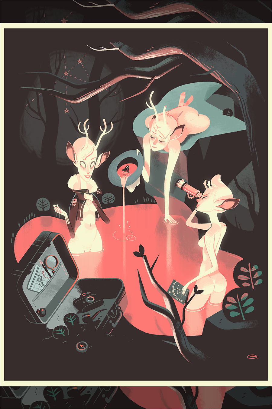 "Witches" by Glen Brogan - Hero Complex Gallery