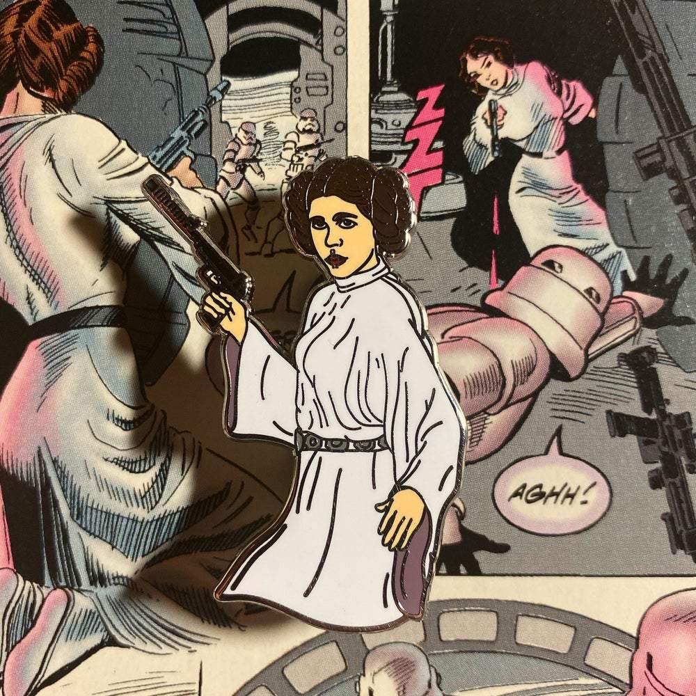 580. "Princess Leia" Pin by Punch It Chewie Press - Hero Complex Gallery