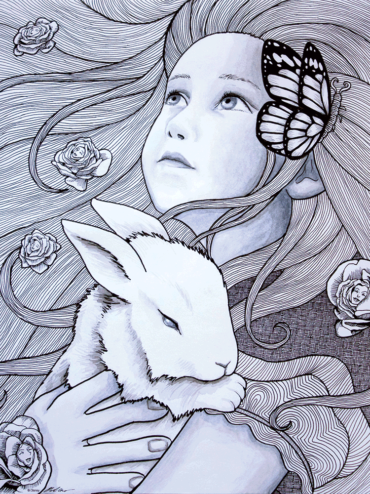 "Curiouser and Curiouser" by Priscilla Wilson - Hero Complex Gallery