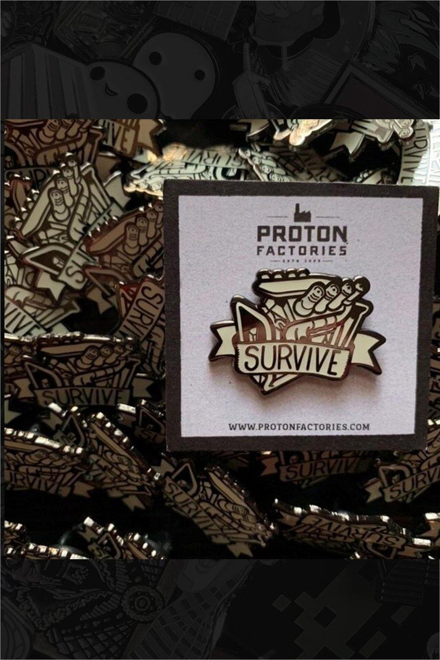 428. "Survive with Friends!" Pin by Proton Factories - Hero Complex Gallery