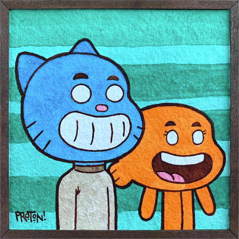 Gumball and Darwin! Original by Proton!