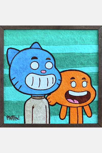 Gumball And Darwin The Hero