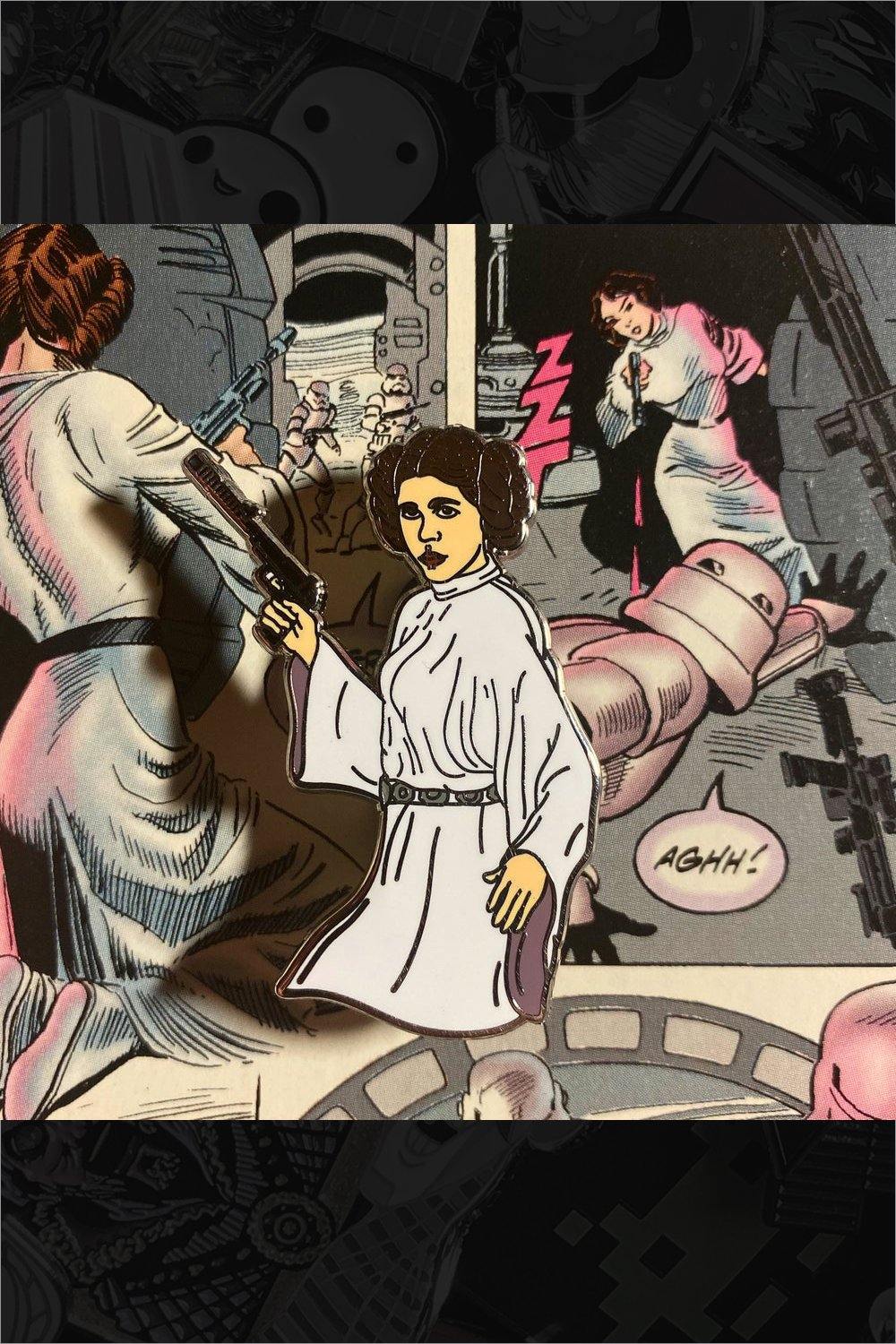 580. "Princess Leia" Pin by Punch It Chewie Press - Hero Complex Gallery