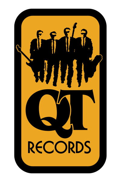 "QT Records" Sticker by Aaron Lea