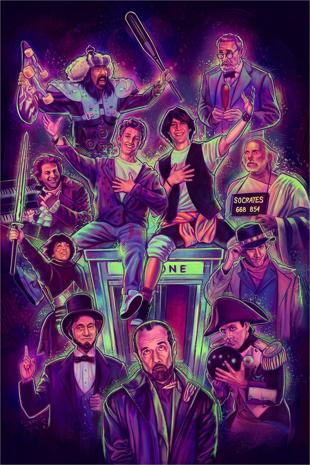 "Bill & Ted” by Quinnzel Kills - Hero Complex Gallery