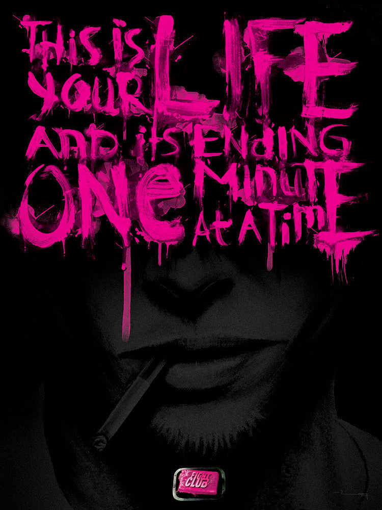 "TYLER DURDEN MADE BY THE NARRATOR" by Raj Khatri - Hero Complex Gallery