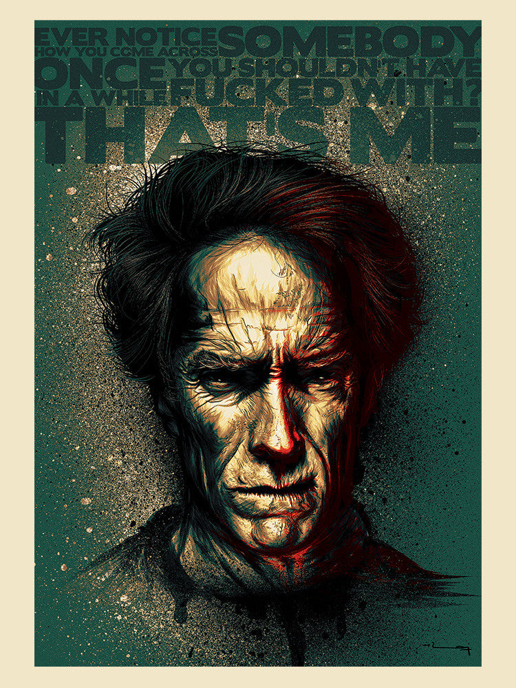 "GRANTARINO: CLINT EASTWOOD" by Raj Khatri - Hero Complex Gallery
