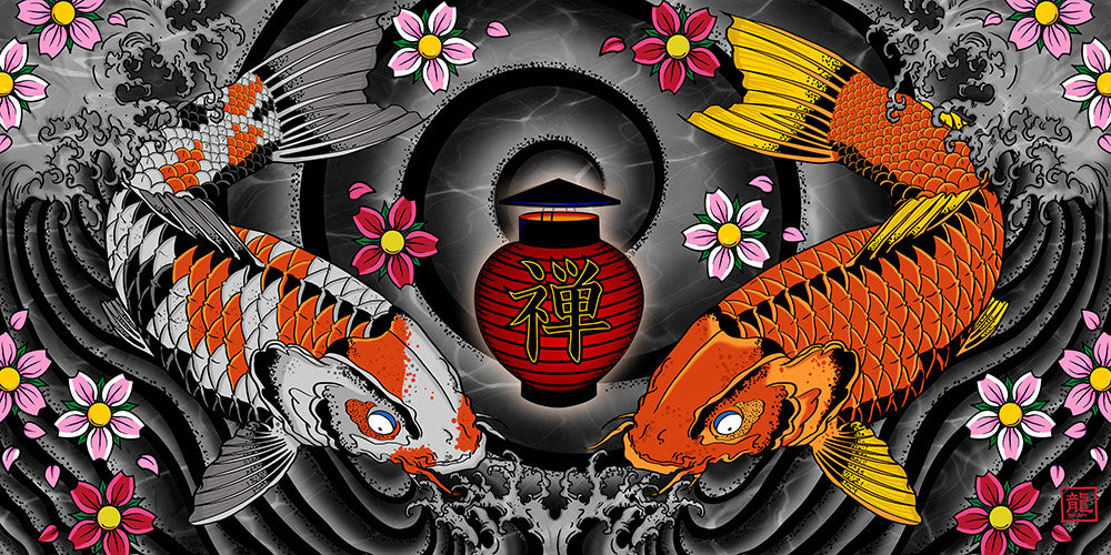 "Twin Kois" by Randy Adlawan - Hero Complex Gallery