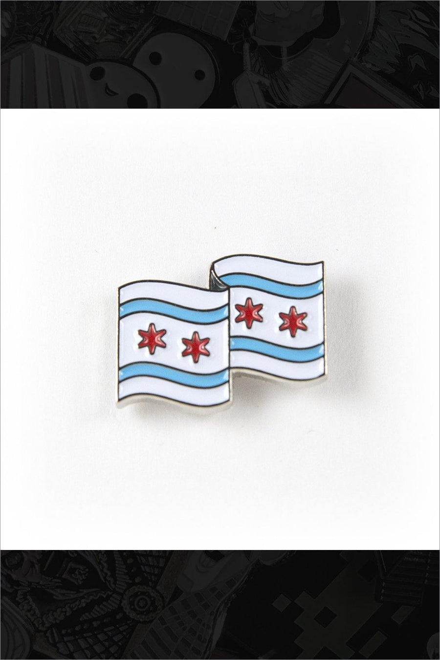 422. "Chicago Flag" Pin by Reppin Pins - Hero Complex Gallery