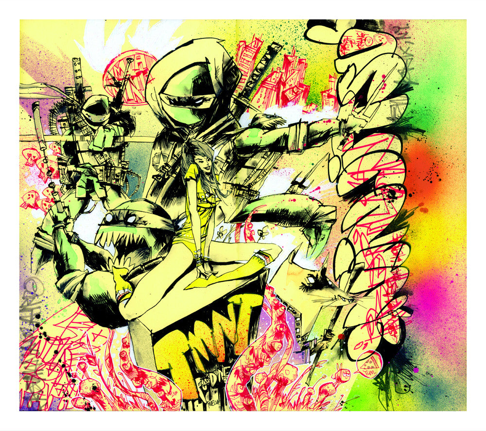 "Reptilian Ninjitsu" by Jim Mahfood - Hero Complex Gallery