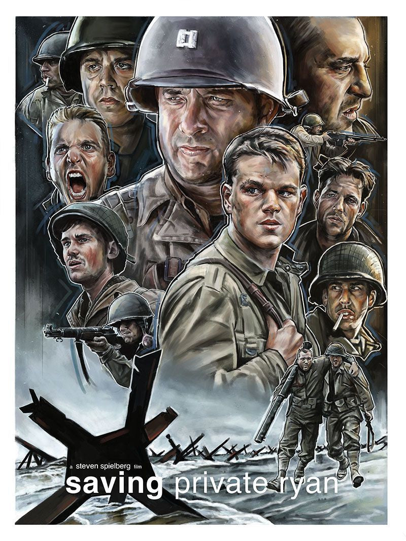 "Saving Private Ryan" by Robert Bruno - Hero Complex Gallery
