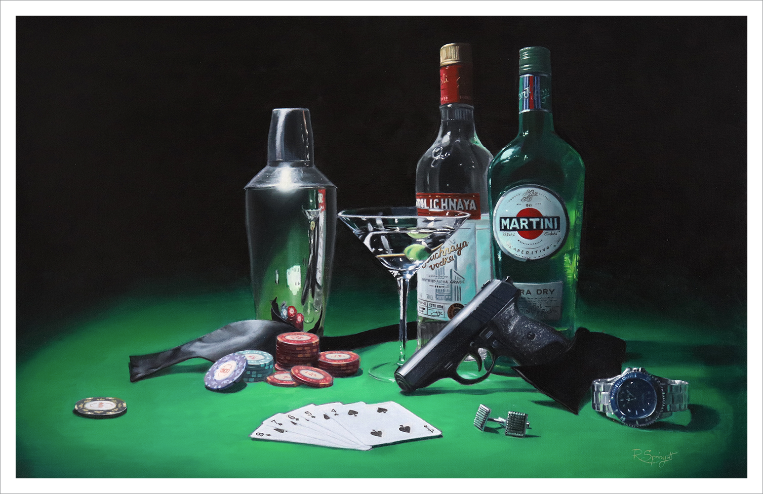 "Shaken Not Stirred" by Robin Springett