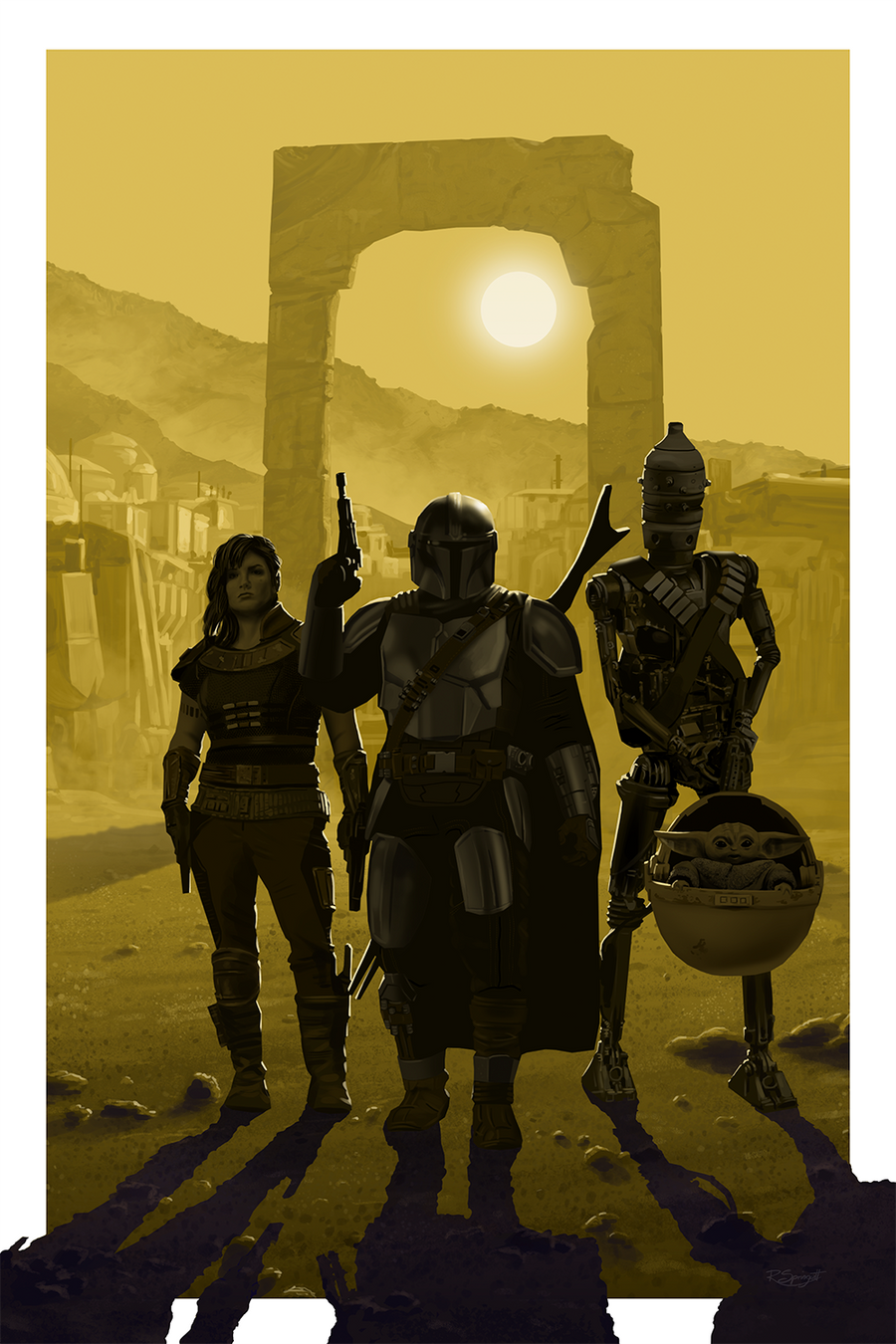 "Gun Slingers" by Robin Springett