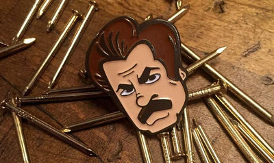 362. "Ron Swanson" Pin by Not Cool Co. - Hero Complex Gallery