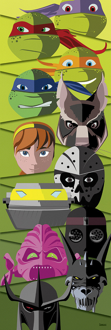 "Teenage Mutant Ninja Turtles" by SHACKS - Hero Complex Gallery