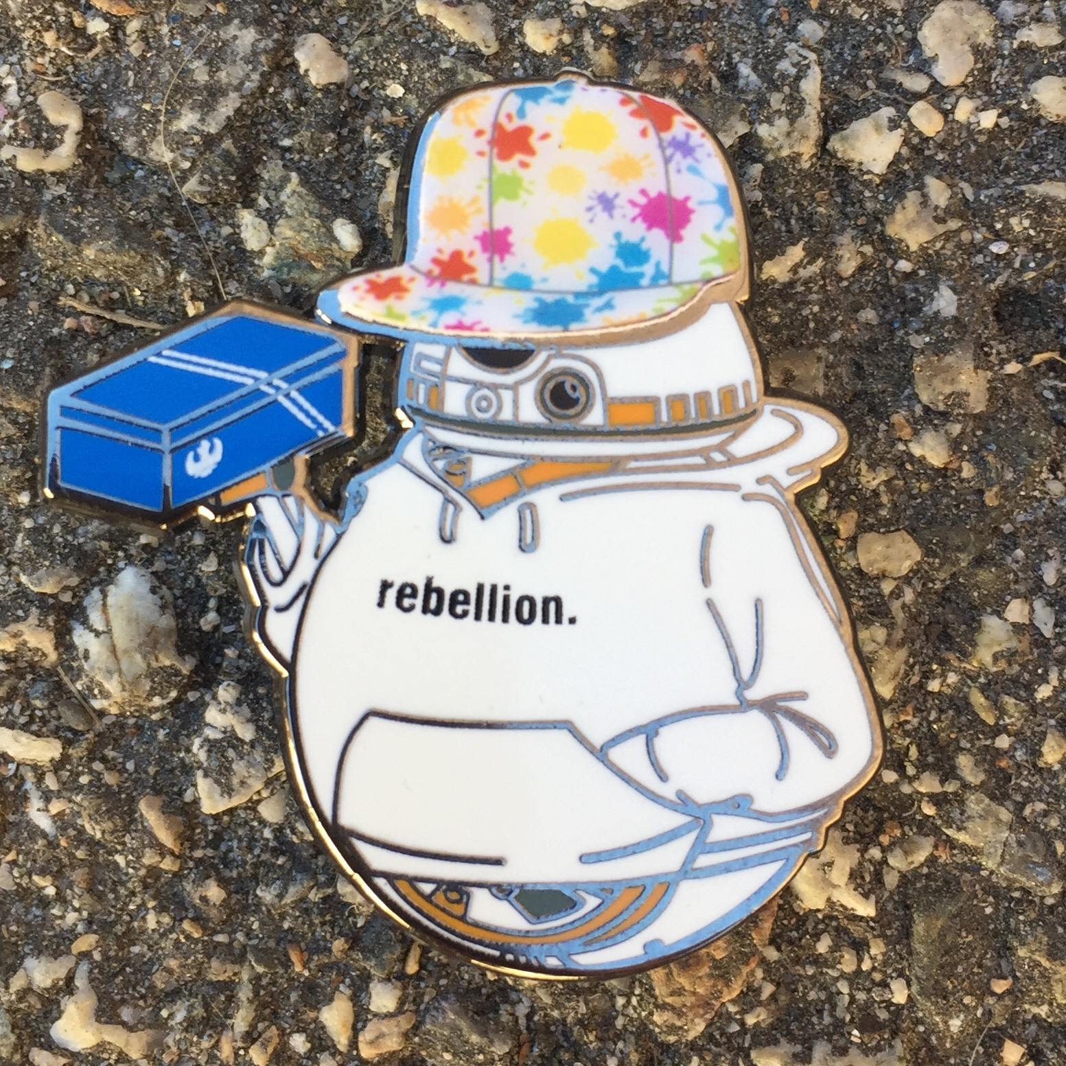 282. "SNKR.8" White Hoody Pin by BB-CRE.8 - Hero Complex Gallery