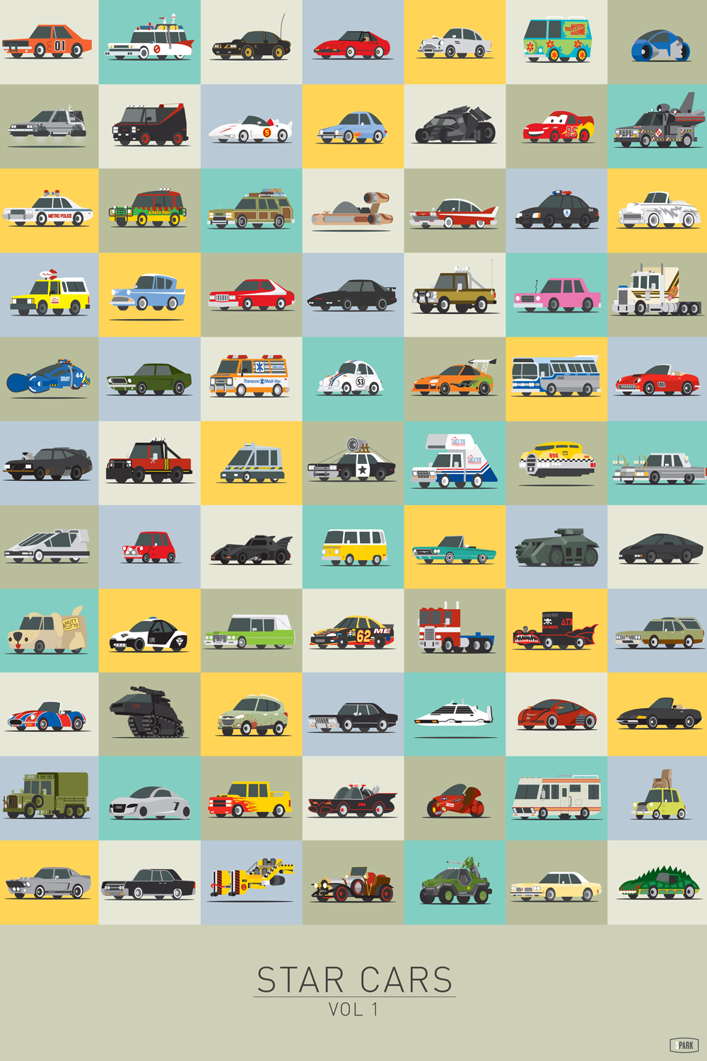 "Star Cars - Vol 1" by Scott Park - Hero Complex Gallery