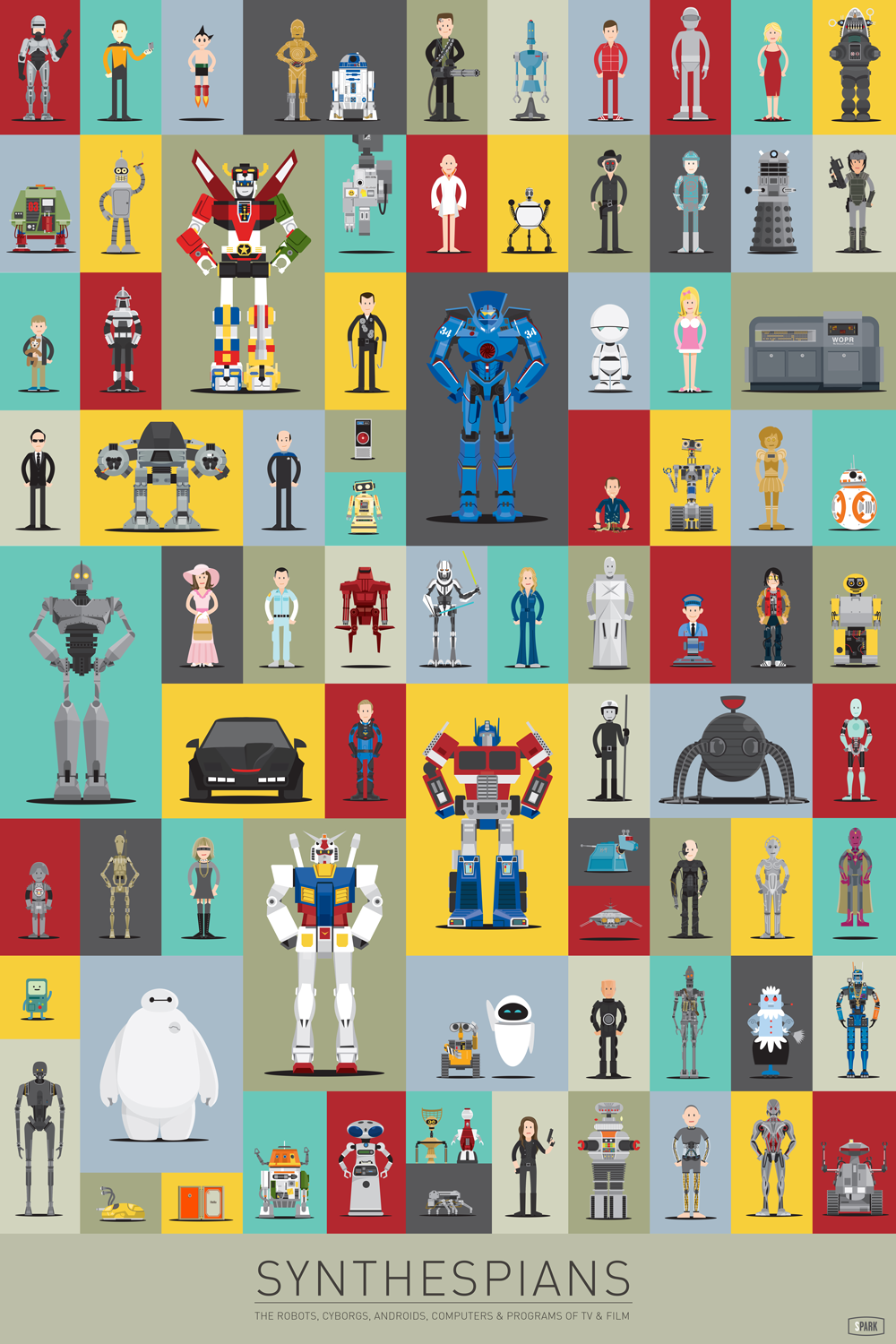 "Synthespians" by Scott Park - Hero Complex Gallery