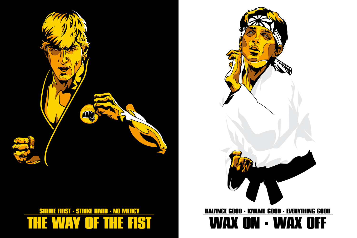 "Johnny/Daniel-San" Uncut by Salvador Anguiano - Hero Complex Gallery