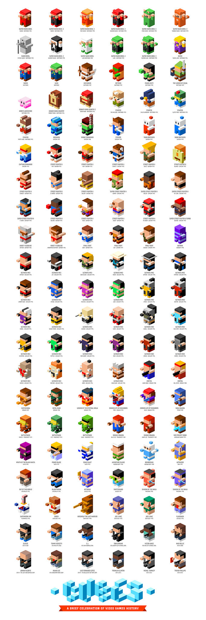 "Videogames Cubes" by Salvador Anguiano - Hero Complex Gallery
