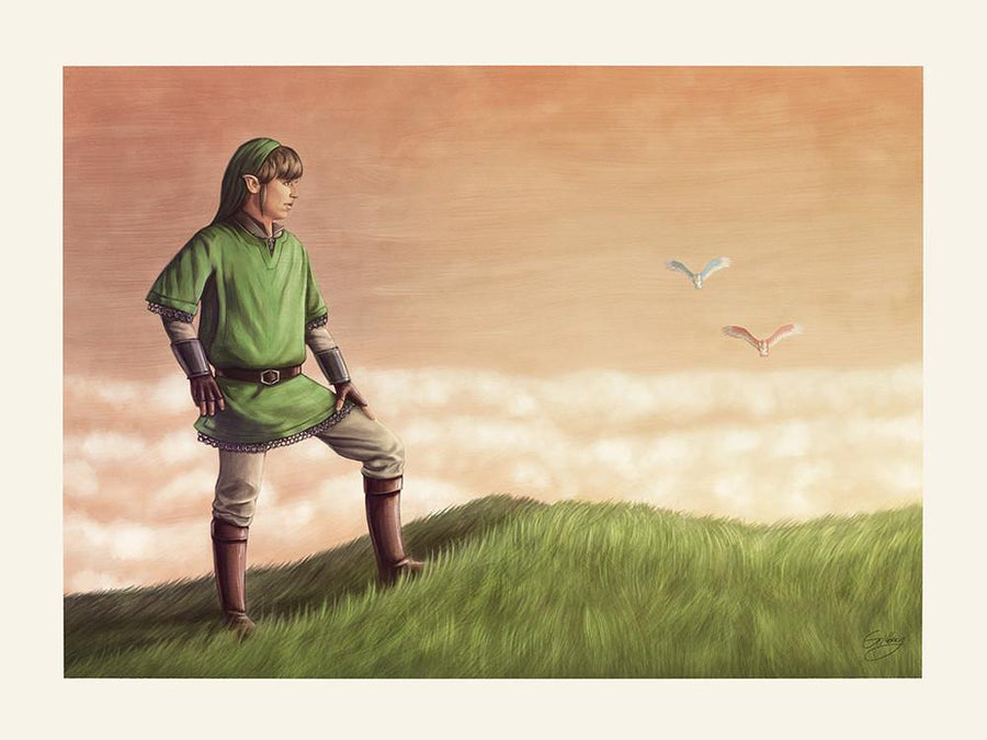 "Link Skyward" by Sam Gilbey - Hero Complex Gallery
