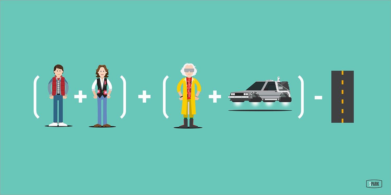 "Movie Math - Roads?" by Scott Park - Hero Complex Gallery