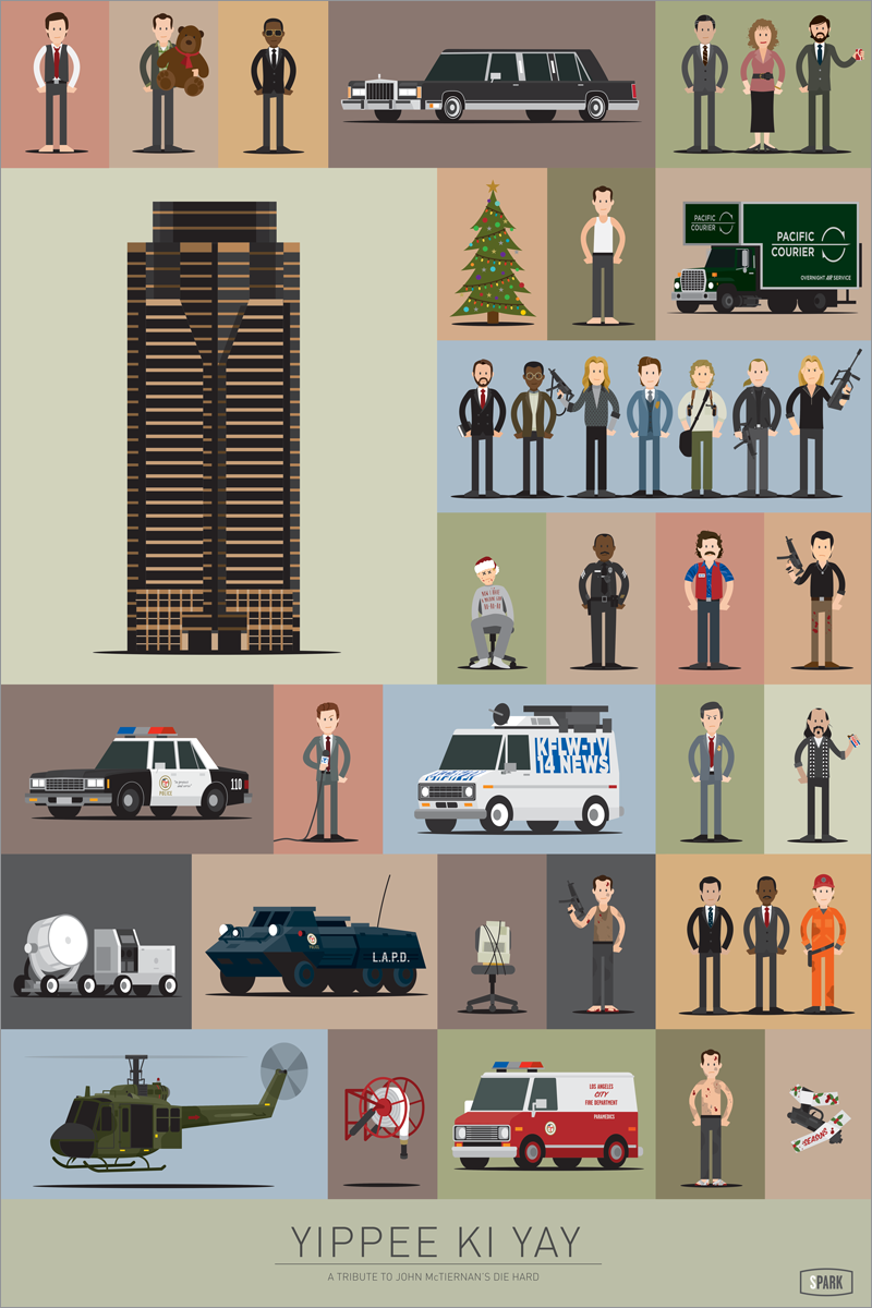 "Yippee Ki Yay" by Scott Park - Hero Complex Gallery