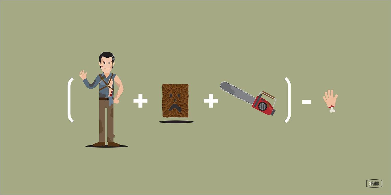 "Movie Math - Book of the Dead" by Scott Park - Hero Complex Gallery