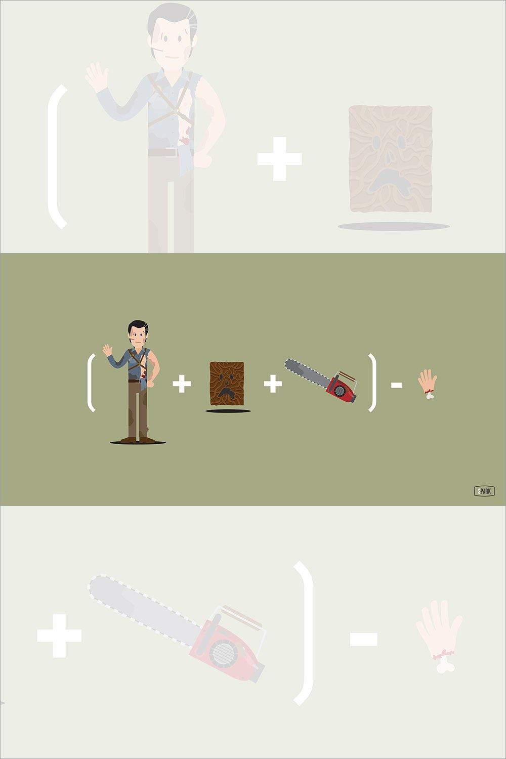 "Movie Math - Book of the Dead" by Scott Park - Hero Complex Gallery