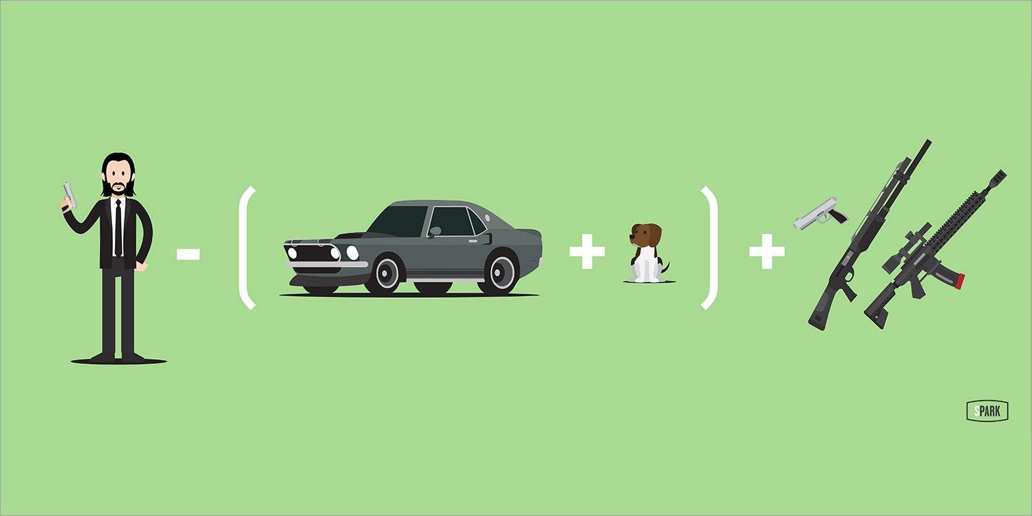 "Movie Math - John" by Scott Park - Hero Complex Gallery