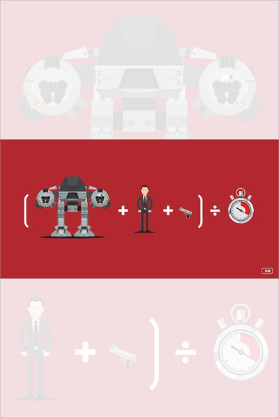 "Movie Math - 20 Seconds to Comply" by Scott Park - Hero Complex Gallery