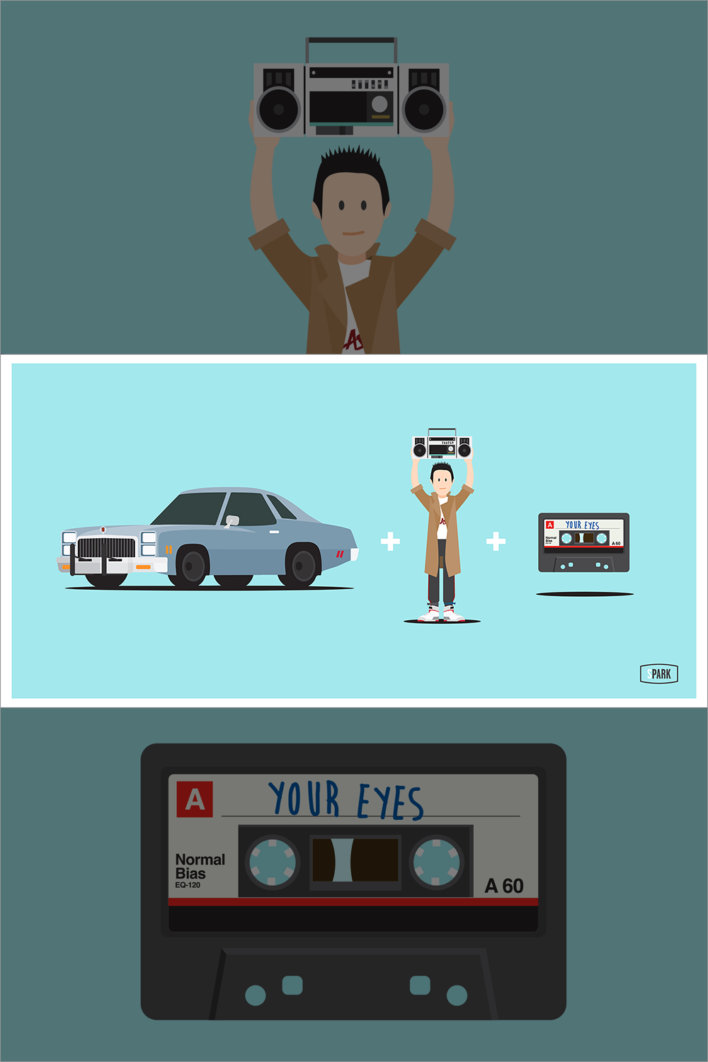 "Boombox Serenade" by Scott Park - Hero Complex Gallery