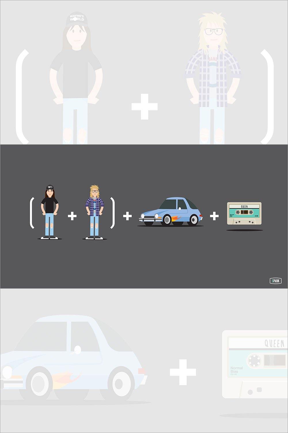 "Movie Math - Party On" by Scott Park - Hero Complex Gallery