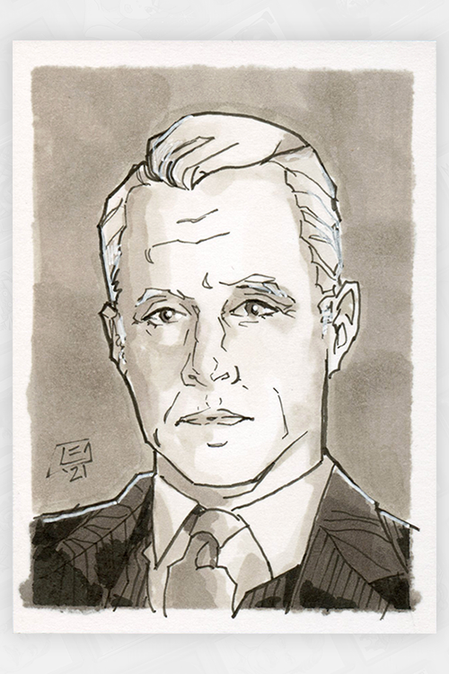"Roger Sterling" by Aaron Lea