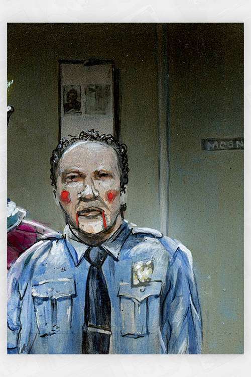 "Don't worry Dave, all we want to do is kill you" Diptych by Brian Hebets