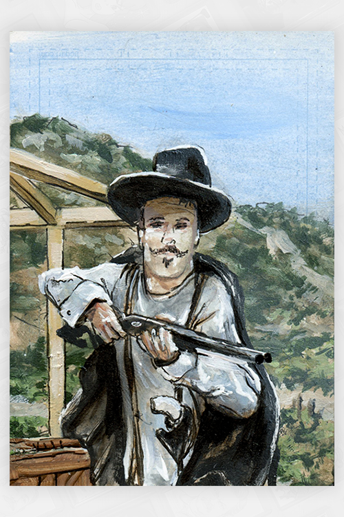 "We're here to disarm you, throw up your hands" Quad Set by Brian Hebets