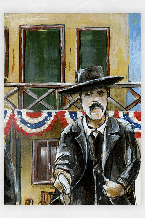 "We're here to disarm you, throw up your hands" Quad Set by Brian Hebets