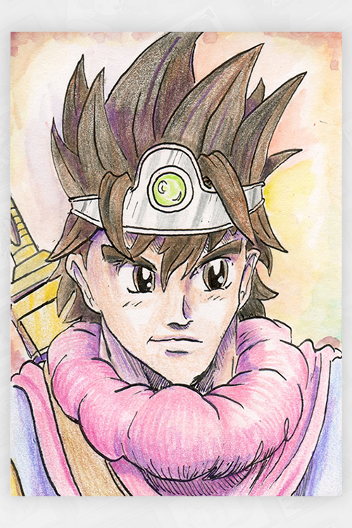 "HEROES OF DRAGON QUEST #3" by ENOCH’S EASEL