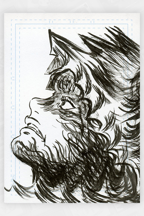 "Guts and Casca" Diptych by Isip Xin