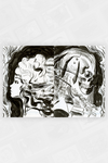 "Skull Knight and Danan" Diptych by Isip Xin