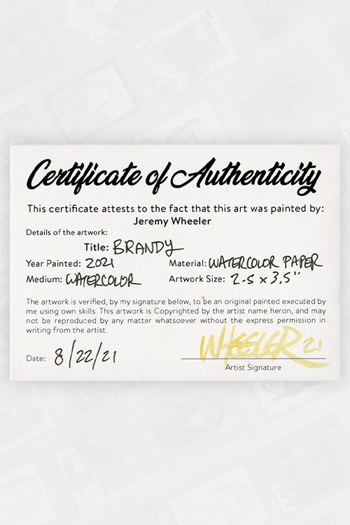 "Brandy" by Jeremy Wheeler