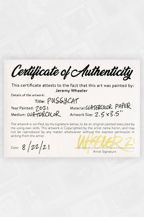 "Pussycat" by Jeremy Wheeler