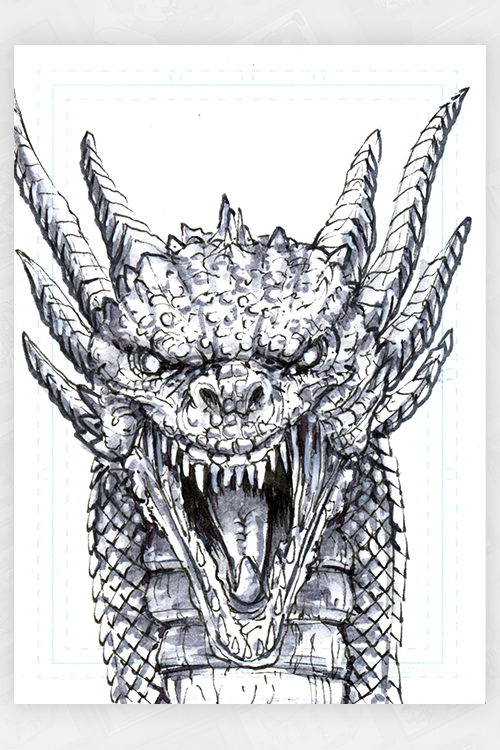 "King Ghidorah 2019" by Brian Hebets