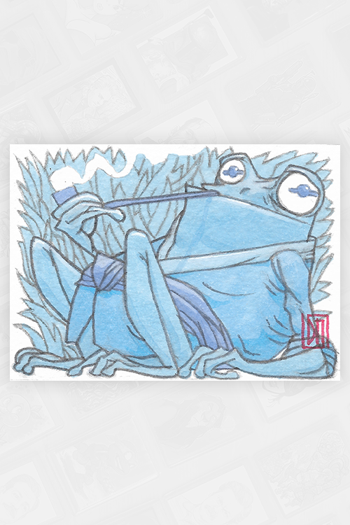 "Blue Frog" by Dimitris Pantazis