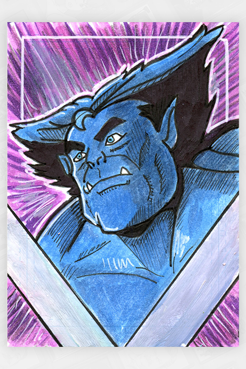 "Dr. Hank McCoy" by Rich Davies