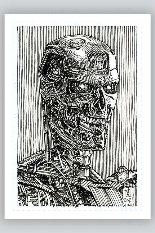 "T-800" by Alberto Russo - Hero Complex Gallery