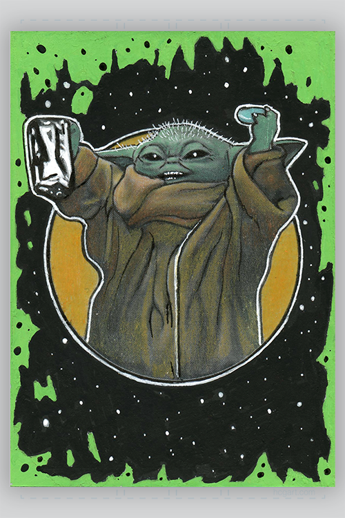 "Nevarro Nummy!" by Casey Callender - Hero Complex Gallery