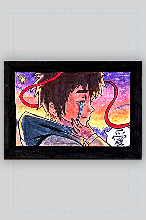 "What’s... your name?" Diptych by Hayley Hyuga - Hero Complex Gallery